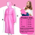 thumbnail image 2 of LALACE Waterproof Rain Ponchos for Adults, One Size, 2 of 5
