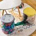 thumbnail image 3 of Langgg Multifunctional Toy Storage Stool Toy Storage Bins for Living Room Household Column Grey, 3 of 8