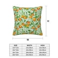 thumbnail image 2 of Throw Pillow Covers Set of 4 Tangerine Soft Decorative Pillowcase for Couch Living Room Bed Sofa, Square Pillow Covers Pillow Protector with Zipper, Home Decor, 2 of 7