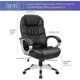 thumbnail image 4 of Homall Office Chair High Back Computer Desk Chair, PU Leather Adjustable Height Modern Executive Swivel Task Chair My Lux Decor Round, 4 of 10