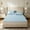 Blue SB 1 Pack, variant on AuroraX Cooling Sheet Set for Hot Sleepers Ice Silk Bed Sheet Set Breathable Soft Latex 3 Piece Summer Cooling Mat Set Beige