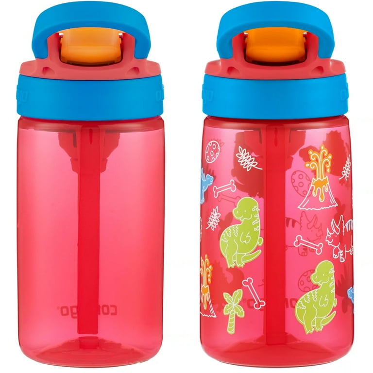  Contigo Kids Water Bottle with Straw - 2 Pack, 14 oz
