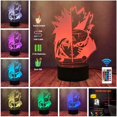thumbnail image 2 of Lámpara 3D Itachi & Sasuke, lámpara de escritorio de 7 colores, luz nocturna 3D, lámpara de escritorio Uzumaki Uchiha Sasuke, decoración de dormitorio de anime japonés, regalo de cumpleaños Sincero Electrónica, 2 of 5