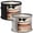 Black; Gray, variant on Deago 2 Pack Large Clear Hat Storage Boxes, Foldable Round Cowboy Hat Organizer for Closet, Wide Brims Hat Case with Carrying Handles, Hat Bag (Black)