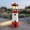 Red, variant on Solar Lighthouse Garden Statue, Resin Waterproof Lighthouse Statue, Solar-Powered Outdoor Lawn Ornament, LED Rotating Lamp for Garden Landscape Outside Yard, Patio, Porch