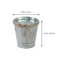 thumbnail image 3 of 2pcs Shabby Chic Iron Flower Buckets Plantador Flores Floros Balcón Decoración, 3 of 8