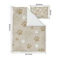 thumbnail image 5 of Dog Paw Footprint Duvet Cover and Pillowcase Set for Single Bedding, Bedroom Accessories for Kids Teens, 5 of 5