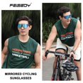 thumbnail image 2 of Gafas Deportivas FEISEDY con Protección UV400 para Hombre, Mujer y Adolescentes, 2 of 8