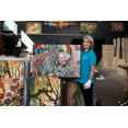 thumbnail image 4 of Startonight Canvas Wall Art Abstract - Jolie Colored Collection Silence Women Painting - Framed 24" x 36"&nbsp;, 4 of 6