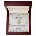 thumbnail image 5 of To My Wife You Paint My World Infinity Knot Necklace Message Card, 5 of 17