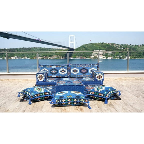 Sectional Sofas, Blue Modular Sofa, Foldable Sofa Bed, Turkish Sofa Set, Floor Pillows, Terrace Sofa, Moroccan Sofas, Diwan Sofa, Floor Cushions