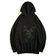 thumbnail image 6 of Niepce Inc Casual Japanese Streetwear Hoodie For Men Phoenix king Embroidery Hooded Sweatshirt, 6 of 9