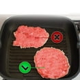 thumbnail image 4 of 4,5 anillos de molde para hamburguesas de tamaño perfecto como prensa de hamburguesas de fácil liberación para juego de accesorios para parrilla (1 pieza), 4 of 5