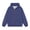 Navy, variant on Womens Hoodie Red Women's Oversized Double Zip Hoodie Casual Loose Pullover Top Sweatshirt for Women M