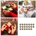 thumbnail image 2 of Vintage Bronce Metal Navidad Jingle Charms para el Festival de DIY Decoración, 2 of 8