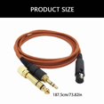 thumbnail image 5 of JZROCKER Premium Replacement Cable for 701 K271 K702 K712 K171 K240S K371 Cord Reliability Performances for Clear Listening, 5 of 9