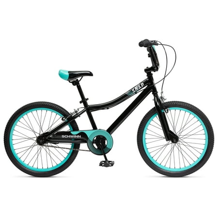 Schwinn Snap Kids’ Bike, 20 in, Light Frame, Boys, Black