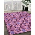 thumbnail image 3 of Ahgly Company Machine Washable Indoor Rectangle Transitional Dark Carnation Pink Area Rugs, 2' x 3', 3 of 7