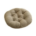 thumbnail image 2 of SPOORYYO Flax Cushion for Bedroom, Futon, Tatami, and Chair - Round Floor Cushion with Breathable Linen Material, 2 of 6