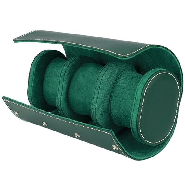 Estuche para relojes con rollo de papel Estuche para relojes de cuero sintético Estuche para relojes con rollo de papel de viaje Organizador de relojes