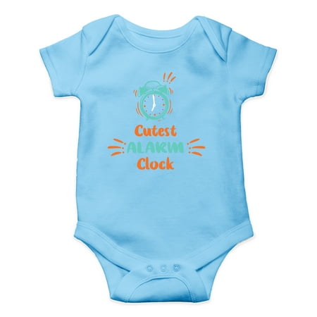 

Cutest Alarm Clock - Mommy s and Dad s Alarm - Cute One-Piece Infant Baby Bodysui