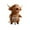 a, variant on Wind Up Highland Cow Figurine with Mechanical Key Animal Shaped Collectible Toy for Home Office Desk Decoration Gift