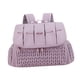 thumbnail image 3 of Mochila para pañales, impermeable, multifunción, esencial para viajes, bolso cambiador para bebé púrpura, 3 of 9