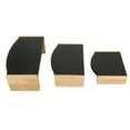thumbnail image 3 of Jewelry Display Risers, Desktop Shape Elegant Soft Jewelry Display Stand 3 Pieces  For Display For Bracelets, 3 of 8