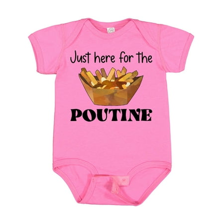 

Inktastic Just Here for the Poutine Gift Baby Boy or Baby Girl Bodysuit