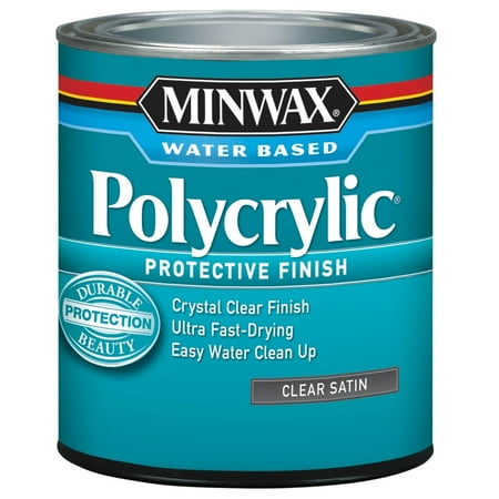 Polycrylic Aerosol - Minwax Polycrylic Clear Satin 1-Qt