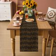 thumbnail image 4 of Table Runners 70 Inches Long Dress Scarves, Rustic Leaves Farmhouse Coffee/Dining/Kitchen Table Decor, Holiday Table Runner, Farmhouse Orange Vine Leaf Pastoral Black 13x70 Inch, 4 of 9