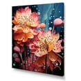 thumbnail image 2 of Designart "Neon Fusion Of Pink Orchids I" Orchids Wall Decor, 2 of 7