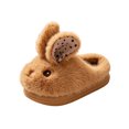 thumbnail image 2 of Jamicy Kids Toddler Slippers for Boys Girls Cute Bunny House Shoes Non Slip Warm Soft Winter Fuzzy Indoor Bedroom Slipper, 2 of 6