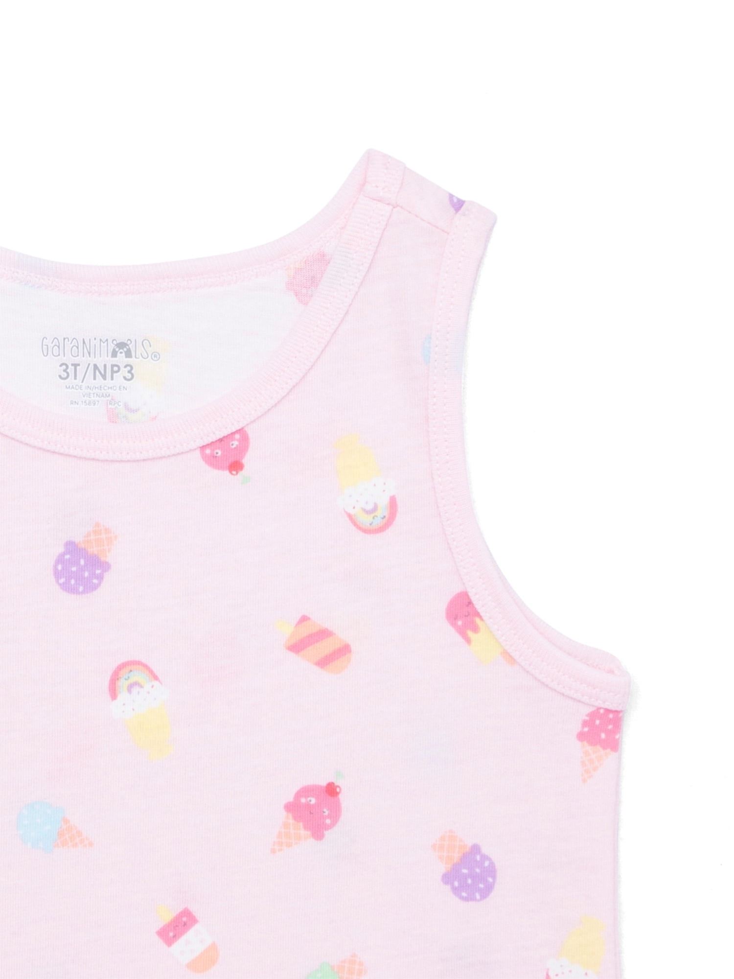 Garanimals Toddler Girl Printed Jersey Tank, Sizes 18M-5T