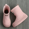 thumbnail image 6 of REDARER Girls Mid Calf Rain Boots - Lightweight Waterproof for School & Play, Non- Comfortable Everyday Shoes, Durable Kids Booties - Rain Boots Kids,Color:1 Pink Size:8-9 Years, 6 of 6