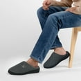 thumbnail image 6 of Ecetana Slippers for Men Memory Foam Cotton Slippers Comfort Warm Slip On House Shoes, 6 of 6