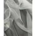 thumbnail image 5 of Sheer Organza Fabric by the Yard for Sewing Fashion Wedding Dress DIY Event Decorations, 60’’ Wide Sparkle Silky Crystal Organza Fabric (White, 5 Yard), 5 of 5