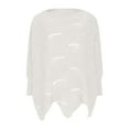 thumbnail image 7 of Fengqque Womens Sweaters Casual Long Sleeve Crewneck Cable Knit Lightweight Oversized Sweater Pullover Tops White XL(XL), 7 of 7