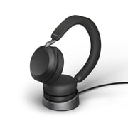 Jabra Evolve2 75 - USB-C MS Teams with Charging Stand - Black Wireless Headset / Music Headphones Black