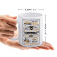 thumbnail image 2 of Honey bee print, Bee Mug, Bumble bee Mug, Inspirational Bee digital print, Honey bee Mug,White Mug,Funny Coffee Mug,The Best Gift for Colleagues,Parents,And Grandparents,110z Men And Women, 2 of 7
