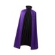 thumbnail image 2 of Capa de Halloween, capa de , túnica de mago para suministros de fiesta, accesorio de fotografía, vestido elegante Negro púrpura, 2 of 8