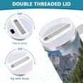 thumbnail image 3 of Yayeee 40oz Double-Wall Insulated Stainless Steel Tumbler with Handle Bottle, Lake, 3 of 8