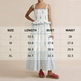 thumbnail image 5 of NJWS Women Floral Maxi Dress Sleeveless Smocked Ruffle Flowy Boho Sundress with Pockets Summer Vacation, 5 of 5