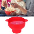 thumbnail image 4 of Popcorn Maker, Kitchen Utensils Popcorn Bowl With Lid For Oven For Microwave For Refrigerator With Handle-Green,With Handle-Red, 4 of 8