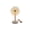 Style D, variant on 180° Rotatable Night Light, 2026 Halloween Decor Flower Shaped Cordless Acrylic Lamp, Battery Operated Warm Light with Control for Bedroom, Dorm, Nursery & Hallway 7.09"