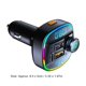 thumbnail image 4 of FM Transmitter, Bluetooth, Dual USB Car Charger, 7 Colors, High-Performance Stereo, Universal Fit, 4 of 5