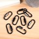 thumbnail image 2 of eslabones de cadena, mosquetones de acero inoxidable de alta resistencia para escalada, camping y seguridad., 2 of 7
