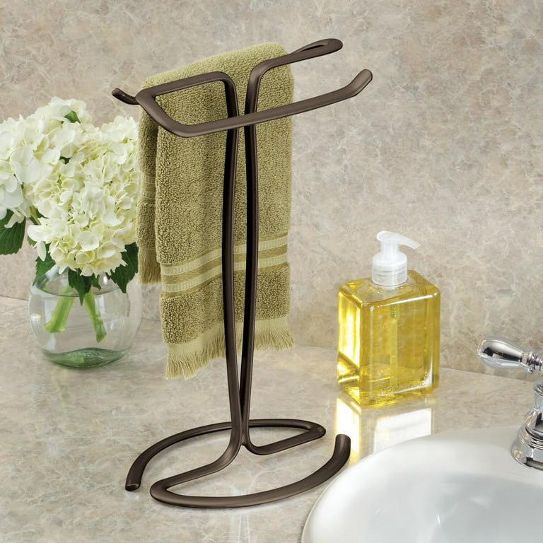 Better Homes and Gardens Steel Fingertip Towel Stand, Bronze 