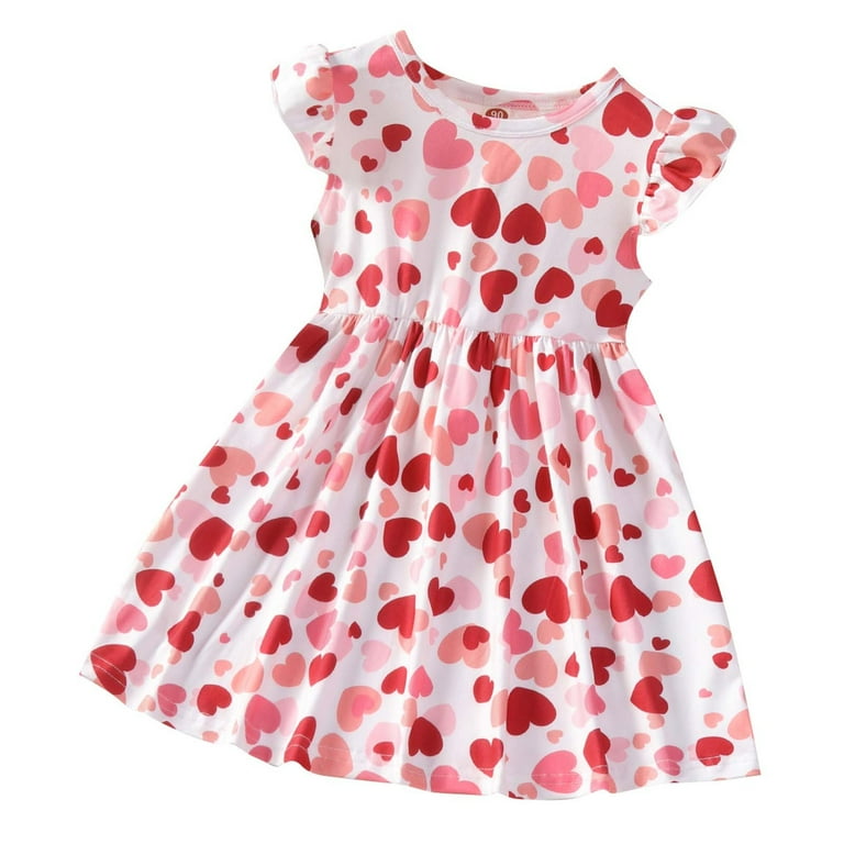 MaFYtyTPR Girls Dresses under 10 Clearance Girls Dresses Swing Sundress Toddler Summer Clothes Kid Birthday Party Sleeveless Dress 18 Month 6 Years