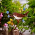 thumbnail image 5 of Sign Stake Metal Bird Decorative Garden Stakes,Lawn Outdoor Decorations for Front Backyard, Birthday Gift for Mom,A, 5 of 5